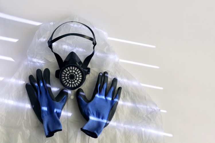 Protect the respiratory system and skin during work and from inf