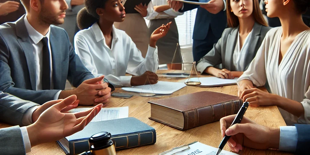 What Is a Racial Discrimination Lawsuit and When Should You File One? Racial discrimination lawsuit concept showing workplace with diverse employees and legal documents symbolizing racial discrimination and legal action.
