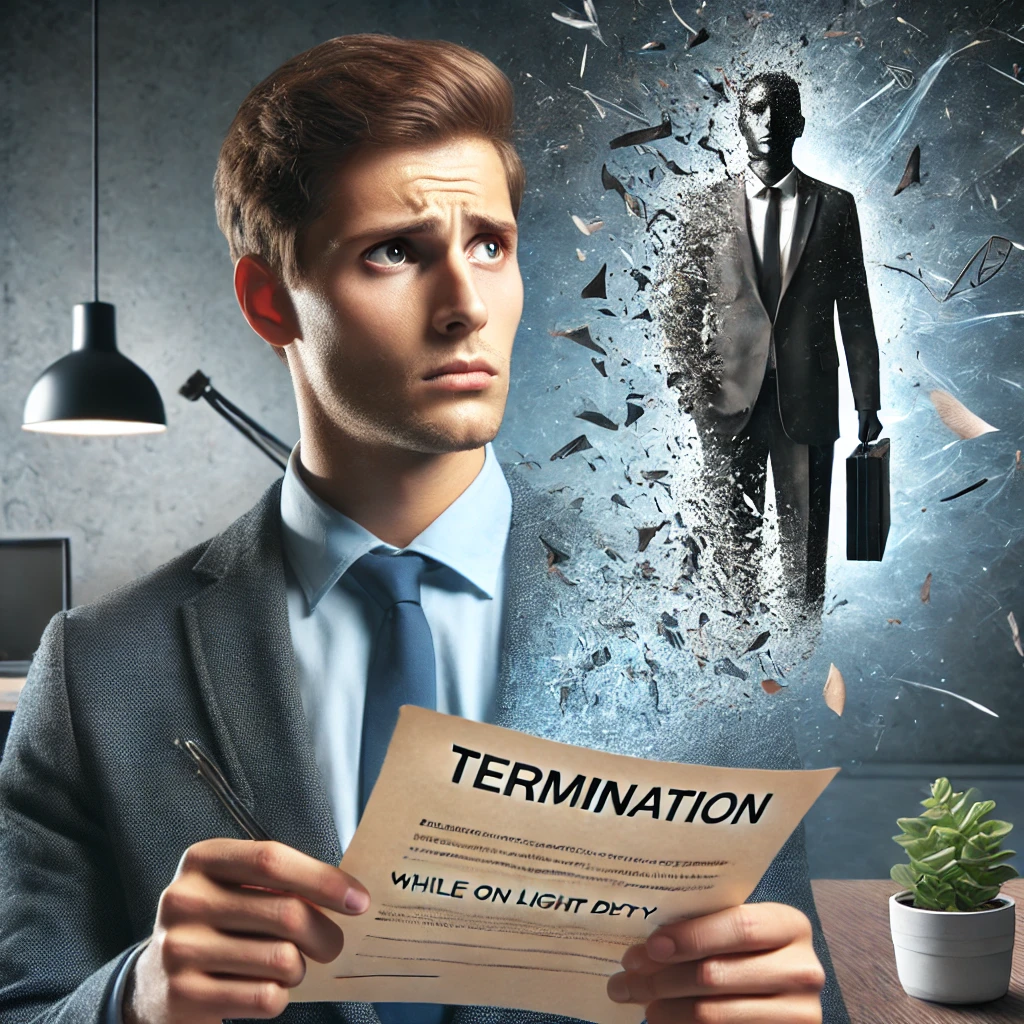 Steps to Take if You Are Terminated While on Light Duty