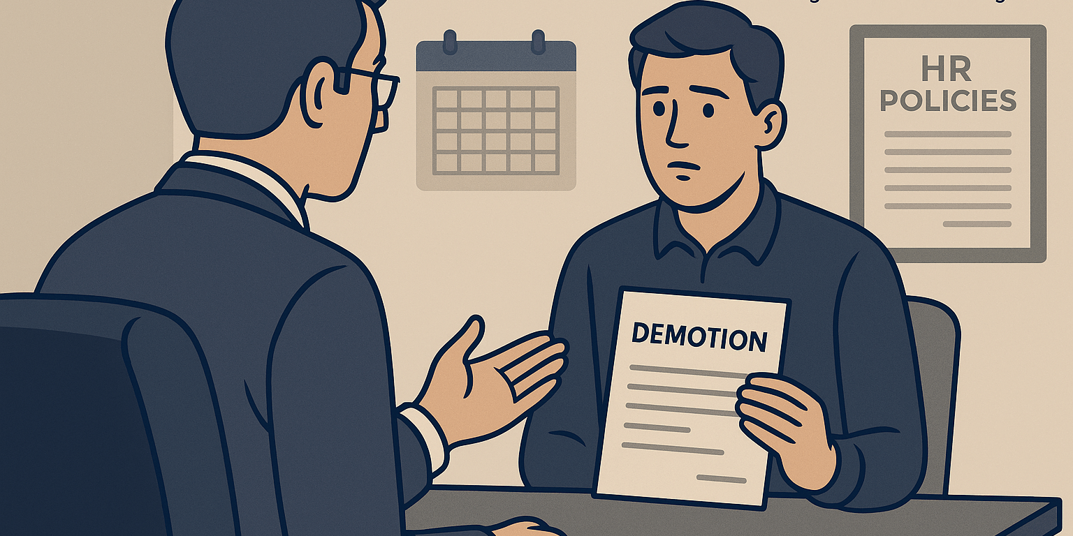 Can You Be Demoted as Retaliation? What NJ Law Says