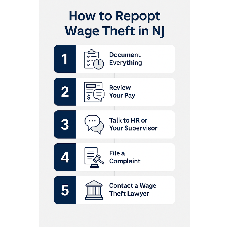 How to Report Wage Theft in NJ