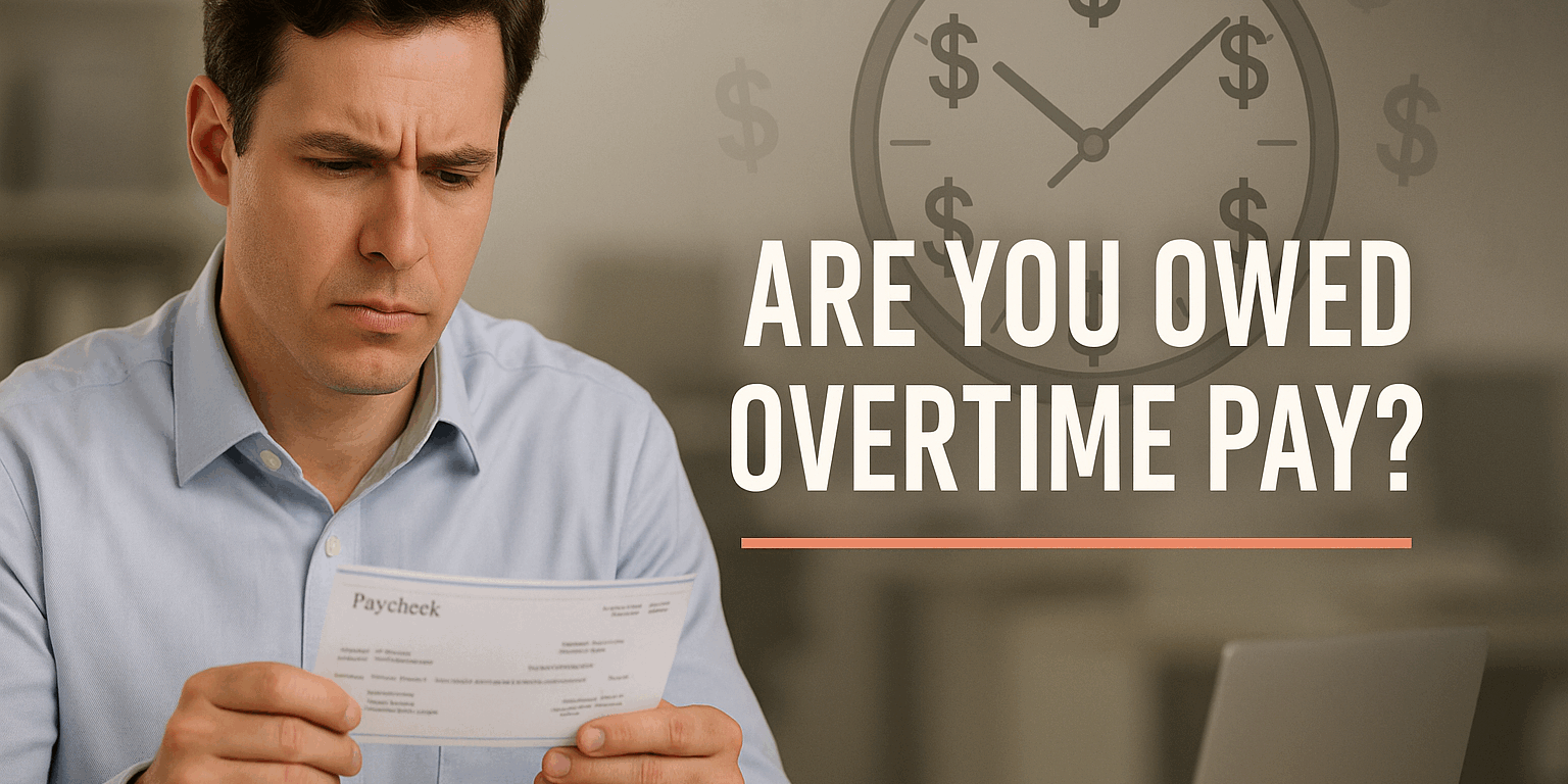 Wage and Hour Attorney- Are You Owed Unpaid Overtime?