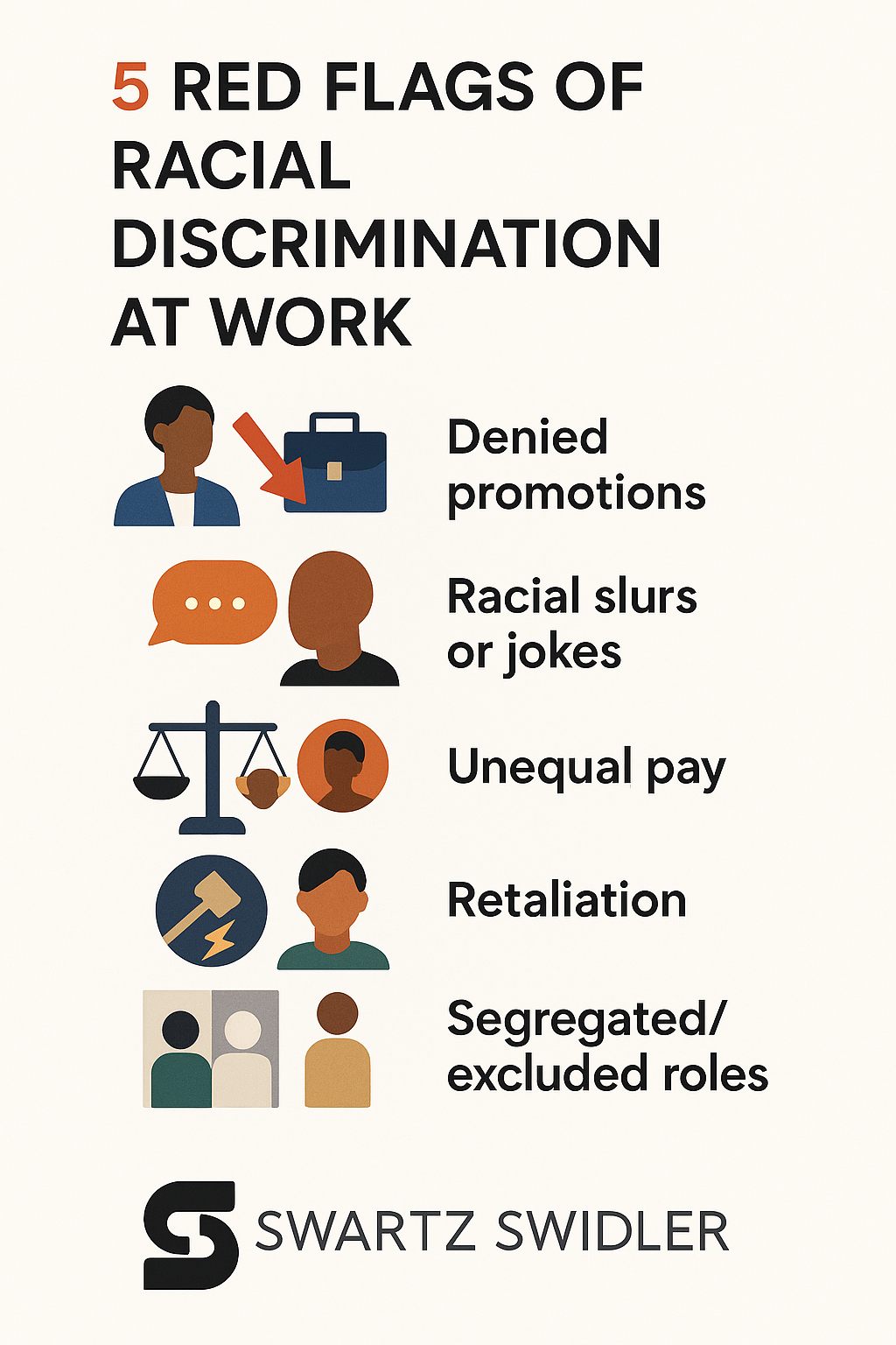 5 red flags of workplace racial discrimination 5 red flags of workplace racial discrimination