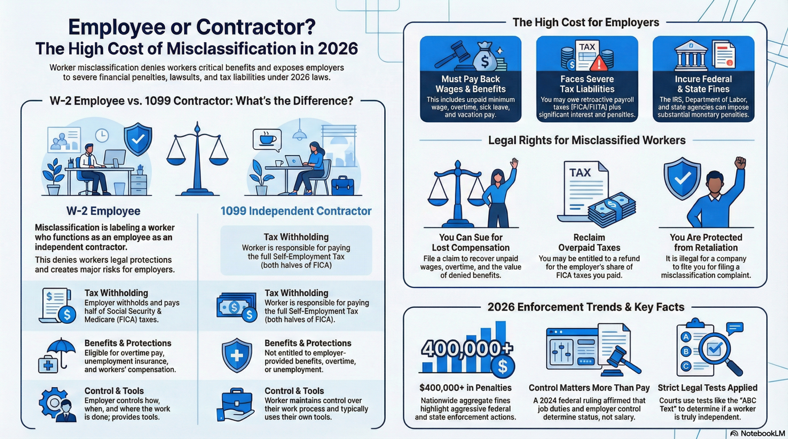 Employee vs. Contractor Misclassification Risks