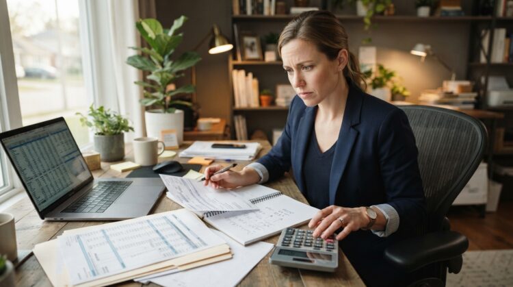 Employee reviewing bonuses, commissions, and overtime calculations to determine the correct regular rate of pay.