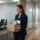 Employee leaving an office after being terminated before an internal workplace investigation was completed.