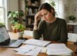 Employee reviewing medical leave paperwork and a calendar while considering an FMLA extension beyond 12 weeks in New Jersey or Pennsylvania.